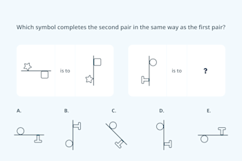 This image is an example of a question from a non-verbal reasoning paper.