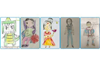 The runners up designs of Explore Learning's Compass character design competition