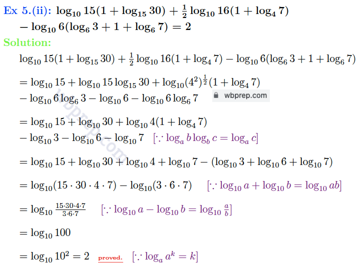 WBBSE Class 9 Math Koshe Dekhi 21 Question 5.(ii) Solution