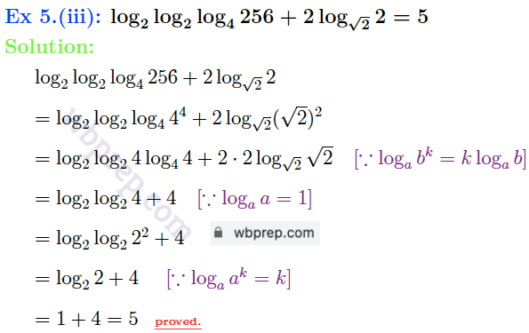 WBBSE Class 9 Math Koshe Dekhi 21 Question 5.(iii) Solution