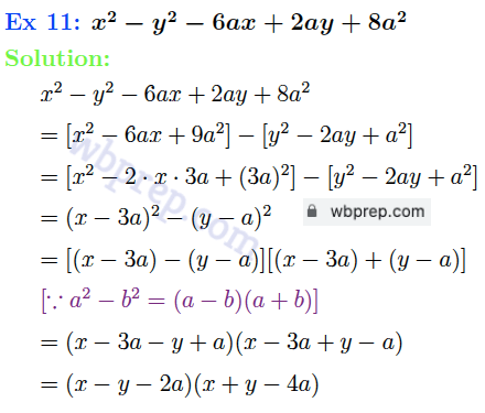 WBBSE Class 9 Math Koshe Dekhi 8.2 Question 11 Solution