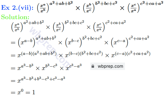 WBBSE Class 9 Math Koshe Dekhi 2 Question 2.(vii) Solution