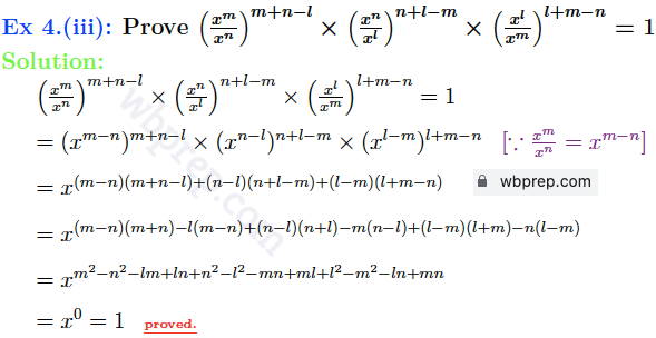 WBBSE Class 9 Math Koshe Dekhi 2 Question 4.(iii) Solution