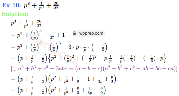 WBBSE Class 9 Math Koshe Dekhi 8.4 Ex10 Solution