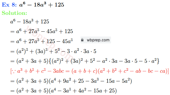 WBBSE Class 9 Math Koshe Dekhi 8.4 Ex8 Solution