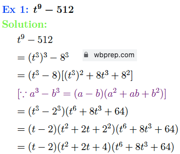 WBBSE Class 9 Math Koshe Dekhi 8.3 Ex1 Solution