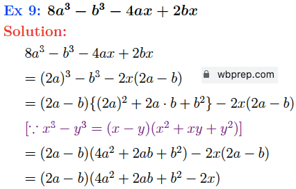 WBBSE Class 9 Math Koshe Dekhi 8.3 Ex9 Solution