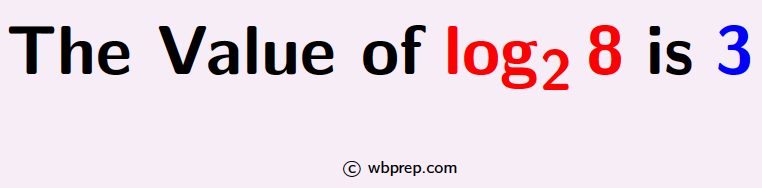 Value Of Log 8 Base 2 WBPREP